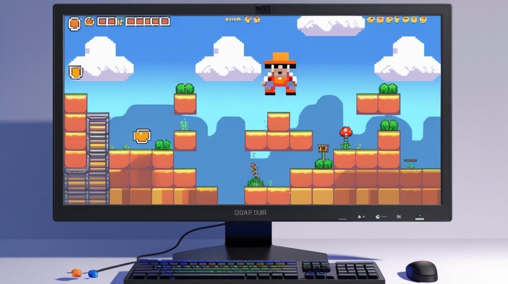 2D low end PC games for beginners