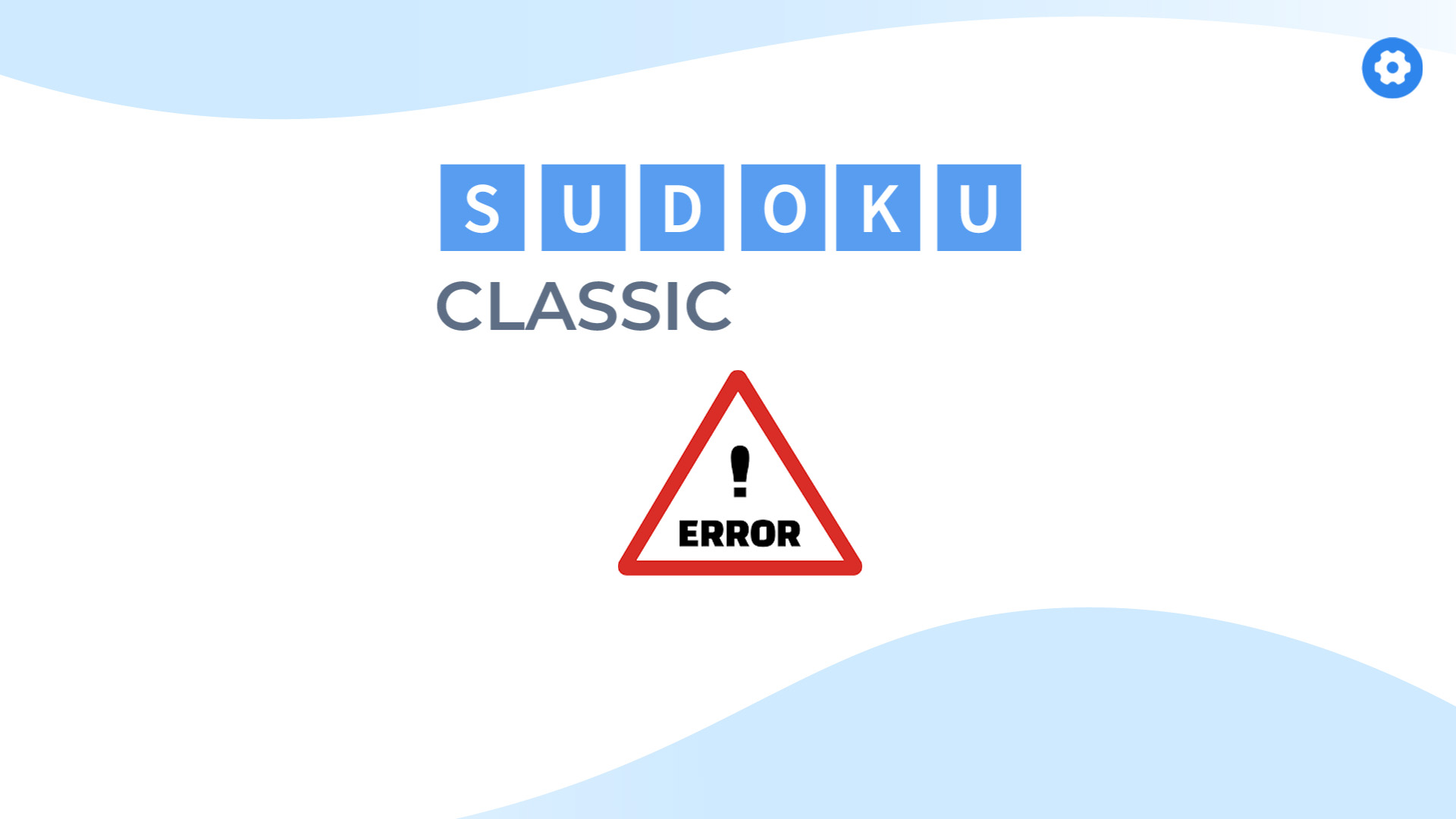 MSN Sudoku Daily Puzzle Error
