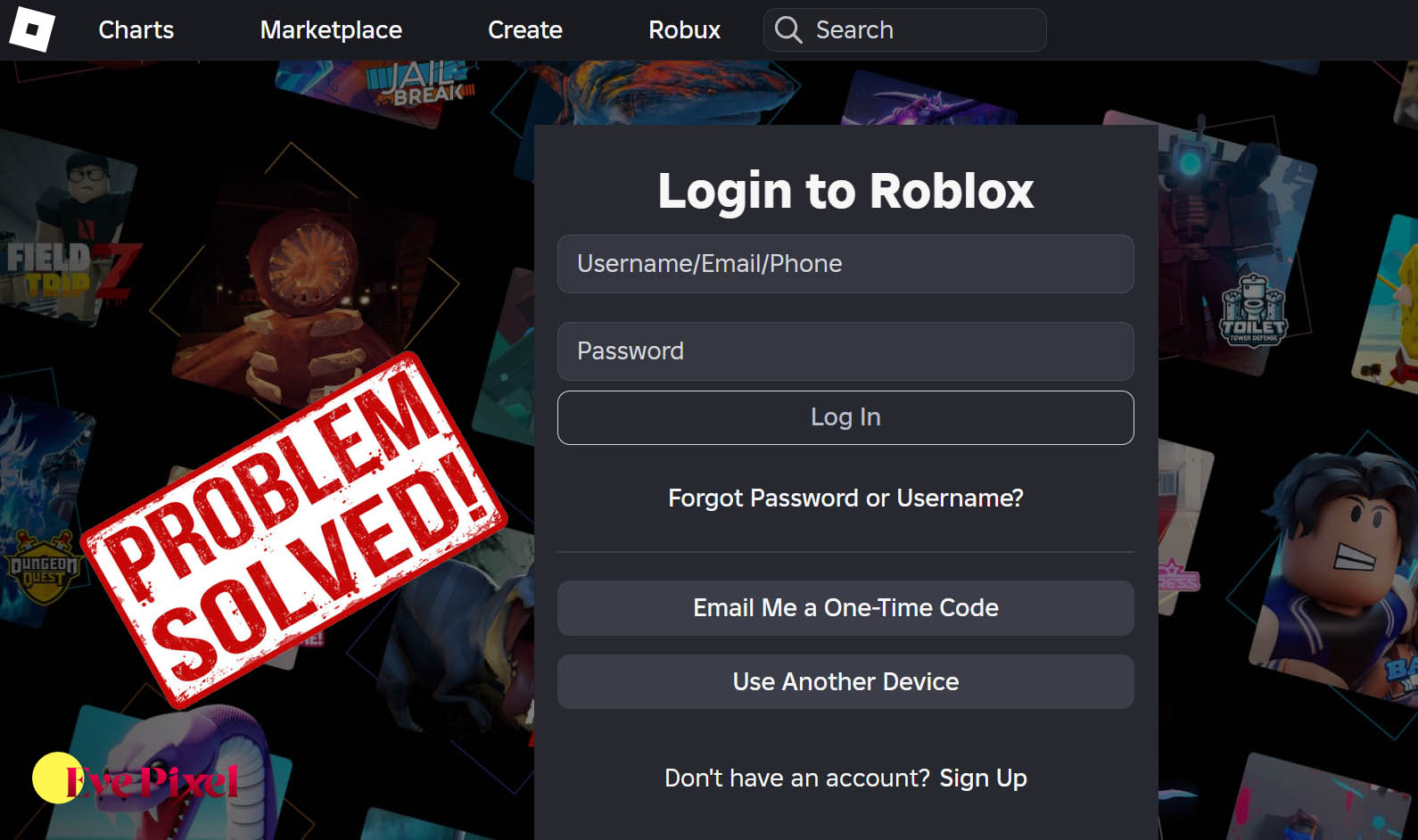 roblox login problem solved