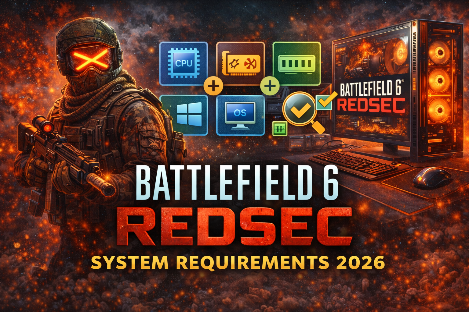 Battlefield 6 REDSEC System Requirements 2026