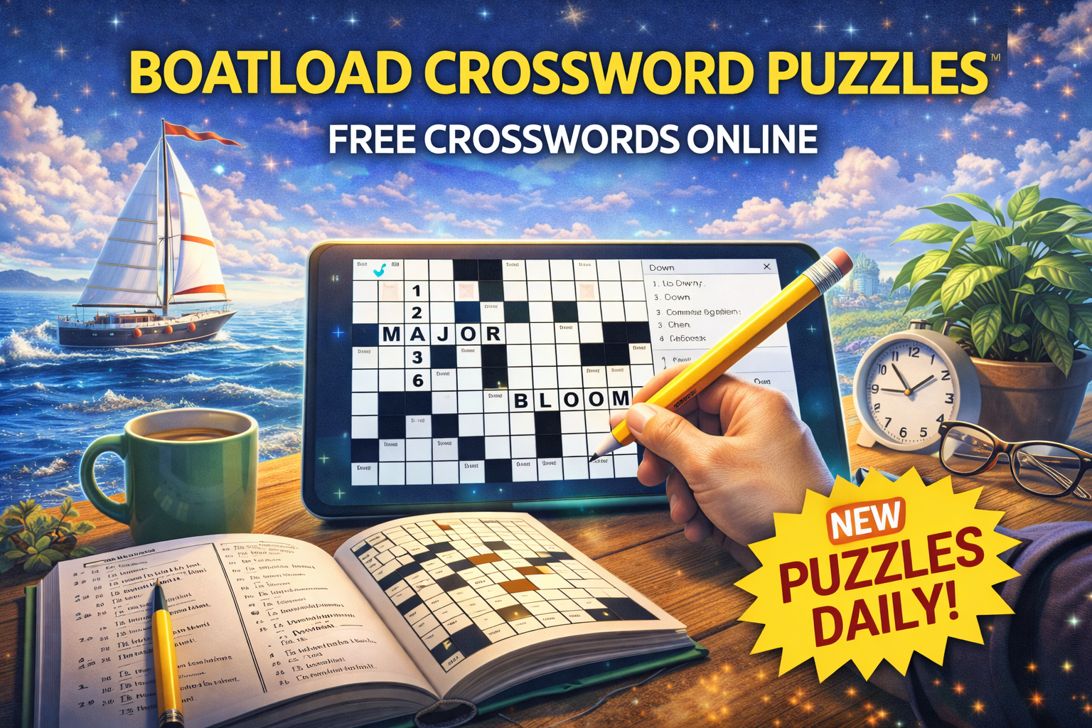 Boatload Crossword Puzzles