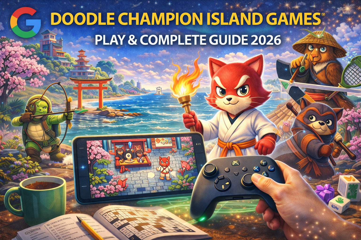 Doodle Champion Island Game