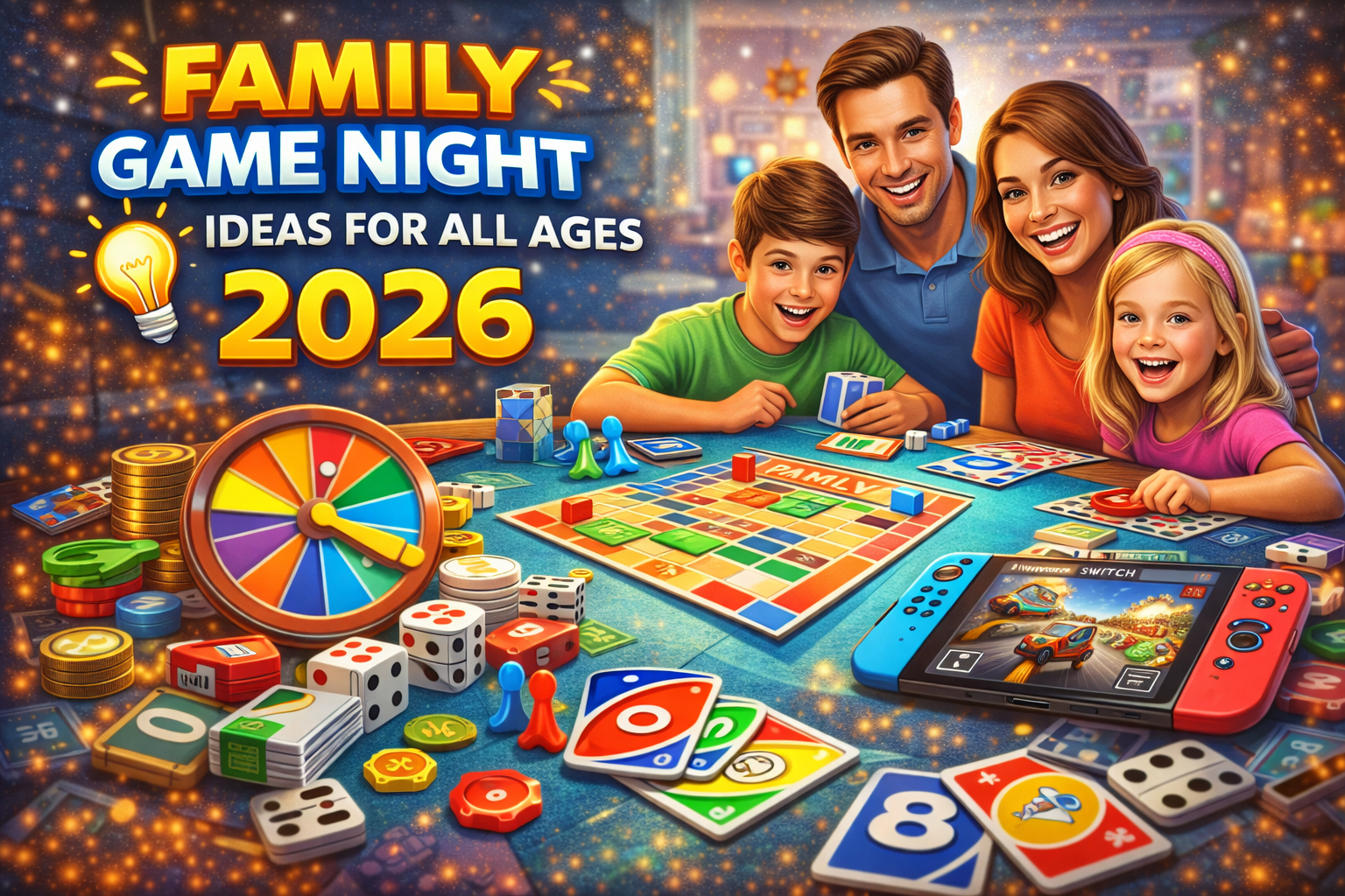 Family Game Night Ideas for All Ages 2026