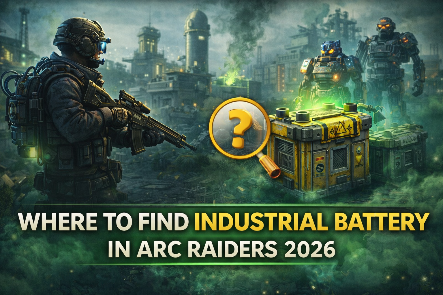Arc Raiders Industrial Battery Locations 2026